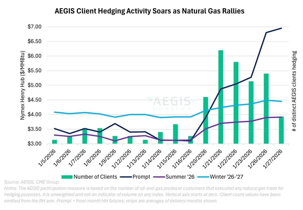 Producers Rush to Hedge as Natural Gas Prices Explode Higher: chart 2